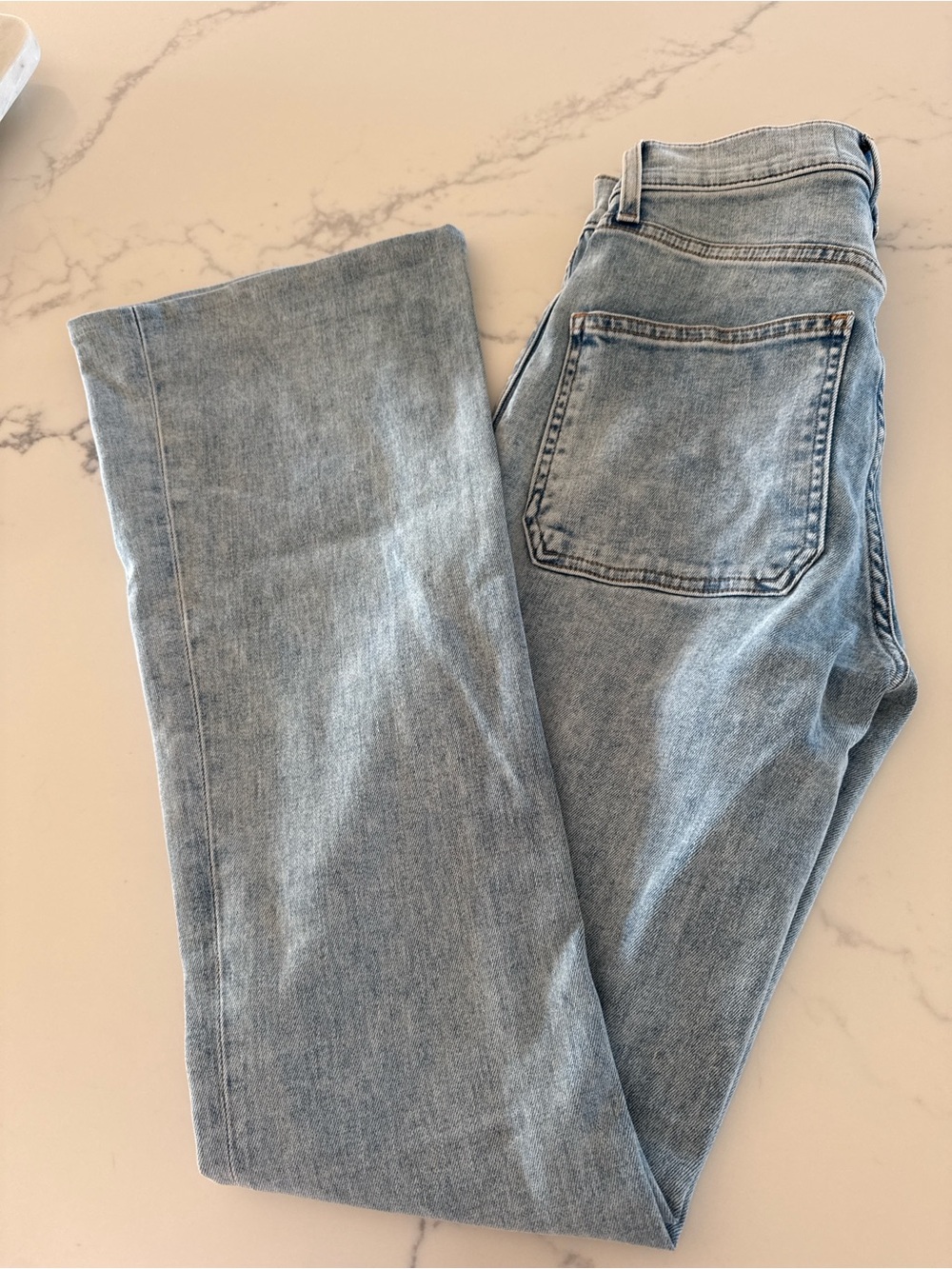 Veronica Beard Light Blue Flare Jeans - Picture 3 of 6